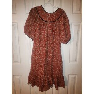 Batsheva Red House Dress House Coat No Size/One Size